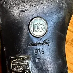 Dolce & Gabbana | Shoes | Dolce Gabbana Black Eel Skin Derby  display picture 1